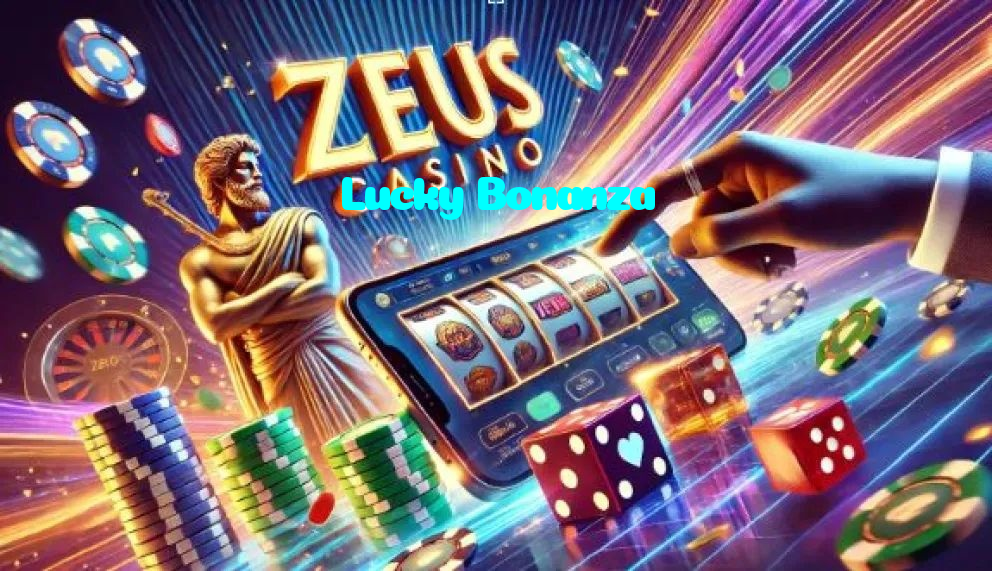 Lucky Bonanza casino presented on mobile device in Pakistan with slots and live games